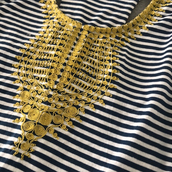 Blue & White Striped Tank Top - Picture 2 of 6